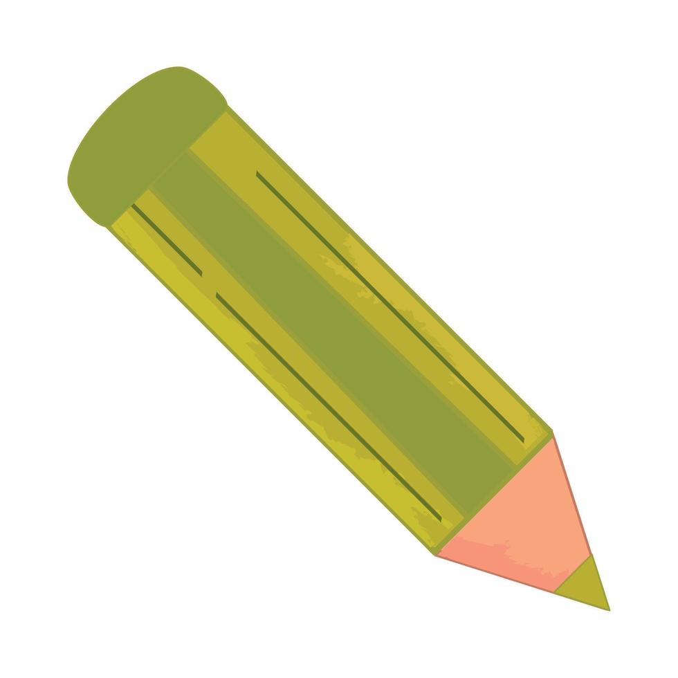 icono de lápiz de color vector