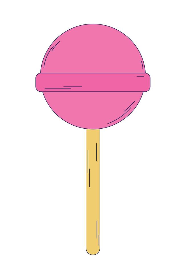 candy in stick vector