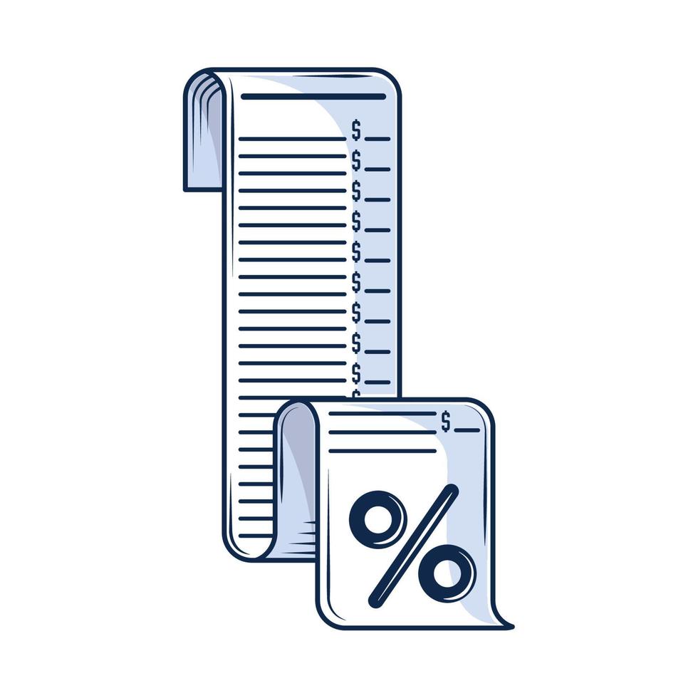 shopping payment voucher vector