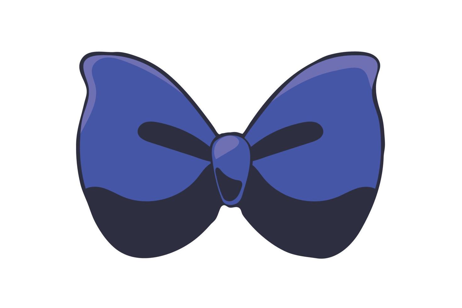 bow tie decoration icon vector