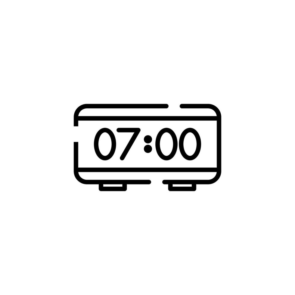 Clock, Timer, Time Dotted Line Icon Vector Illustration Logo Template. Suitable For Many Purposes.