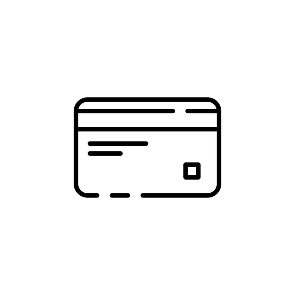 Credit Card, Payment Dotted Line Icon Vector Illustration Logo Template. Suitable For Many Purposes.