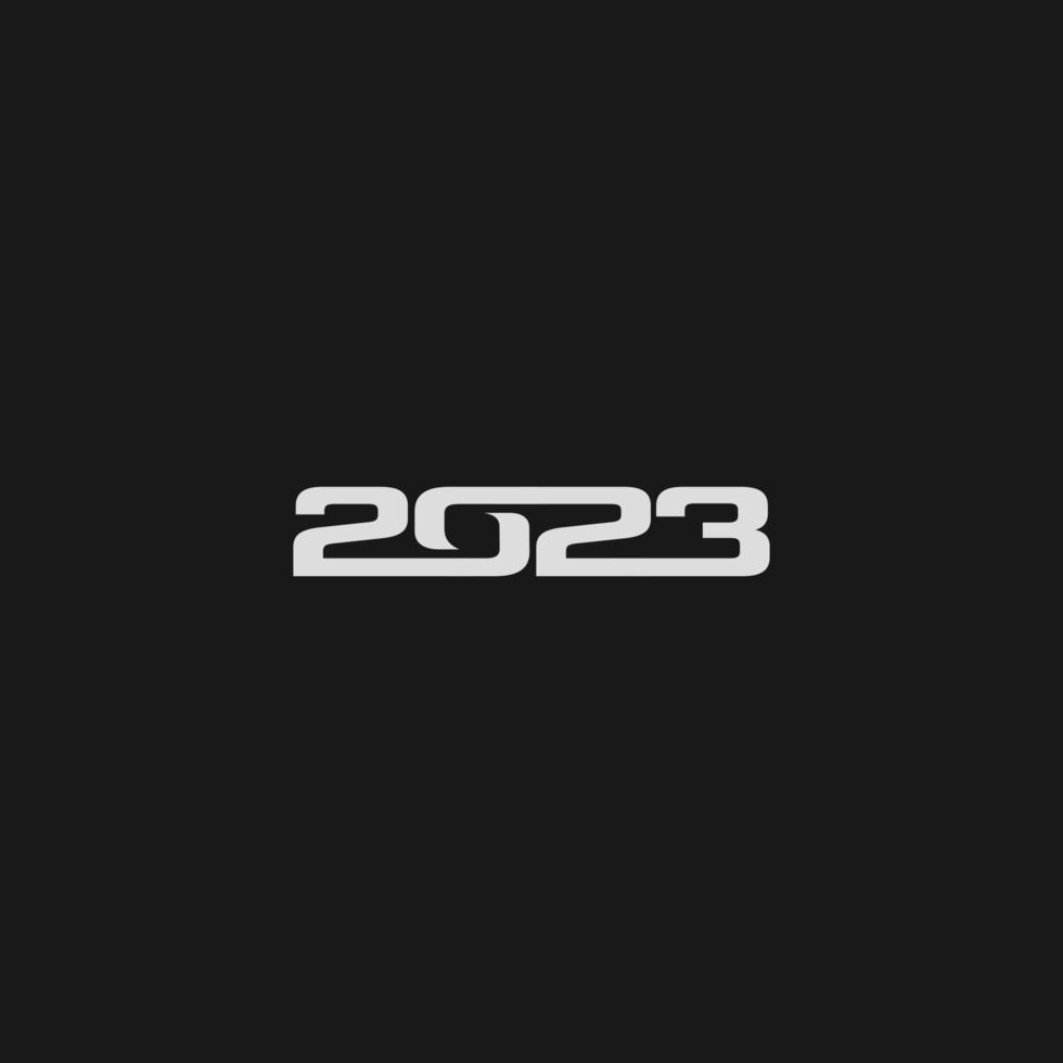 Year 2023 logo vector illustration