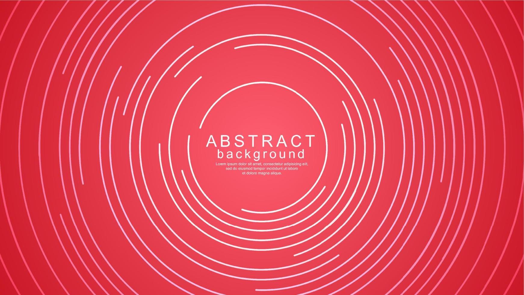 Abstract circle lines on red background 10808611 Vector Art at Vecteezy