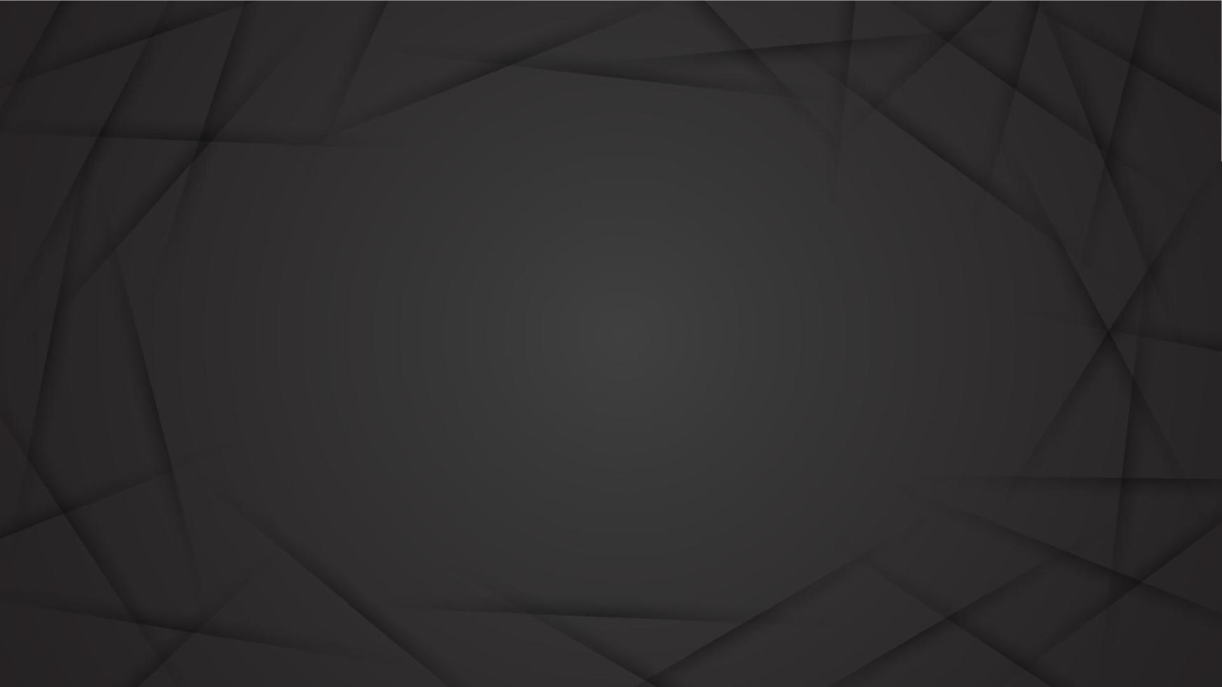 fondo abstracto negro en diseño 3d vector