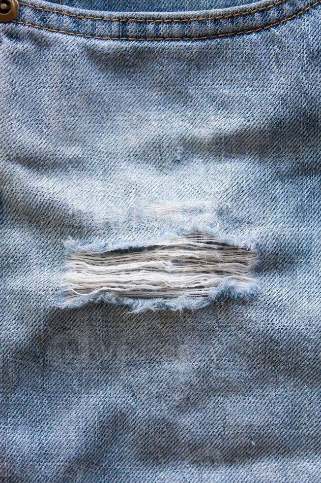 Jeans torn denim texture photo