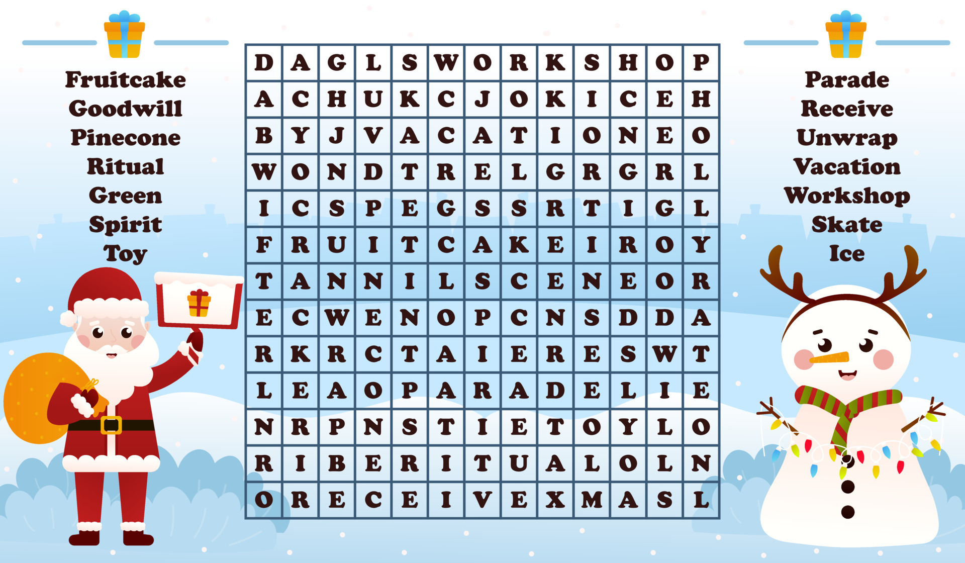christmas-worksheet-with-word-search-game-with-santa-claus-and-snowman