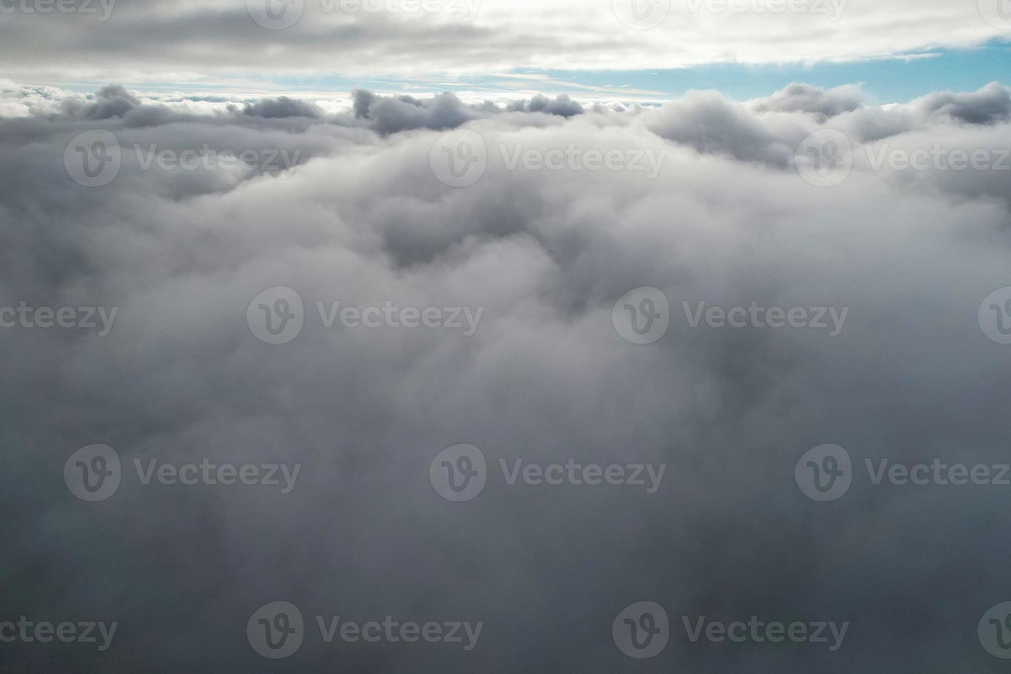 Most Beautiful Aerial View of Clouds in the Morning photo