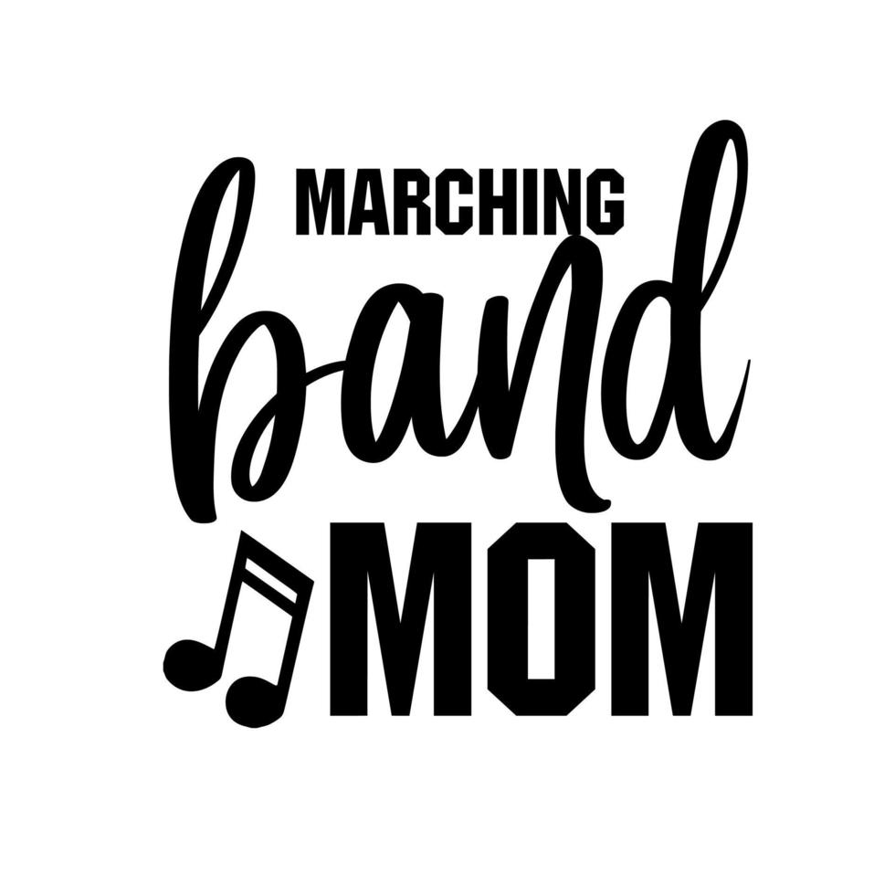 marching band mom vector