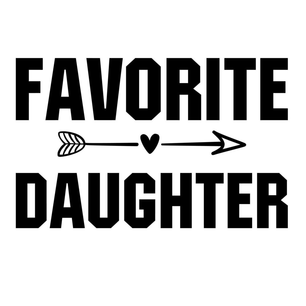 Favorite daughter s vector