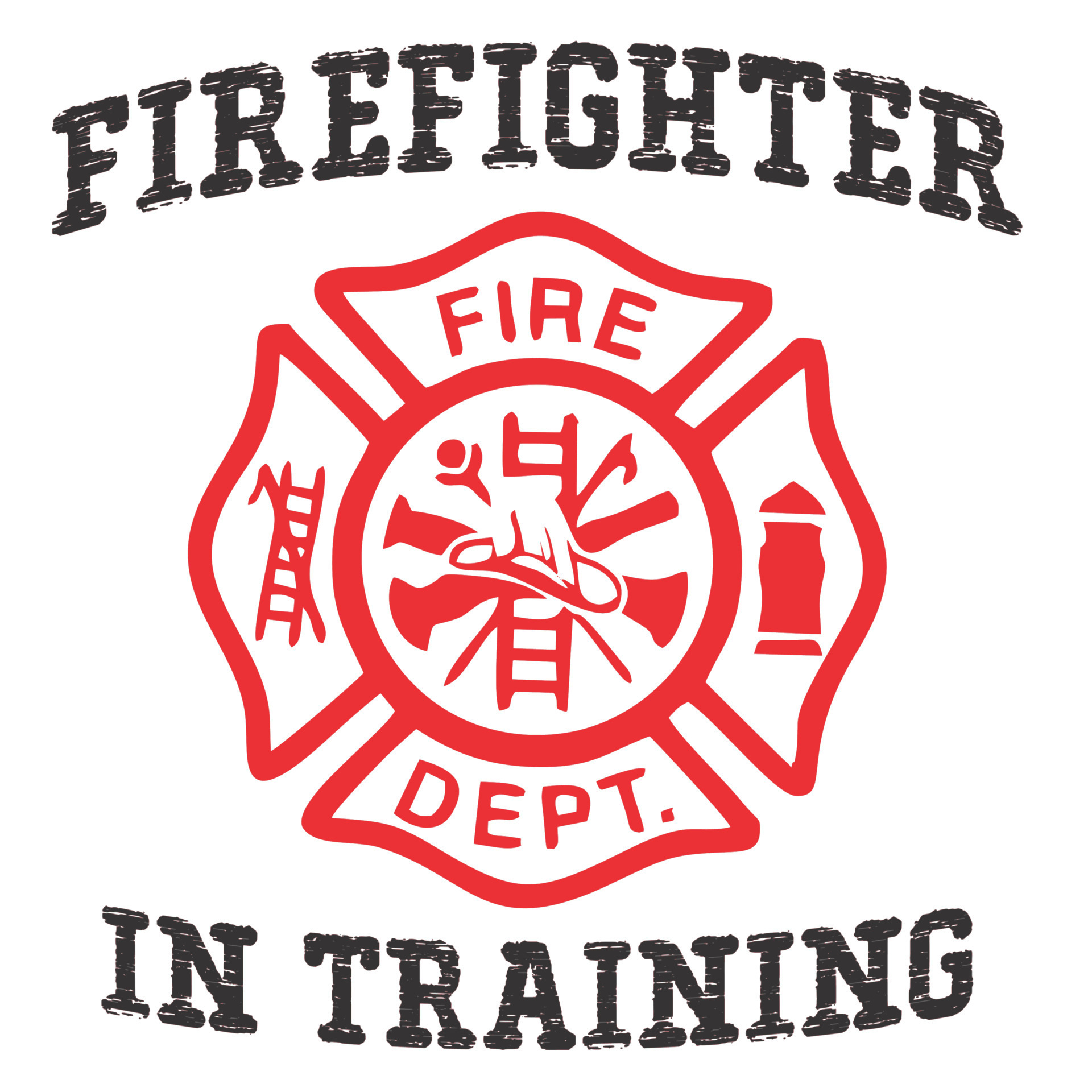 Firefighter in Training 10809707 Vector Art at Vecteezy