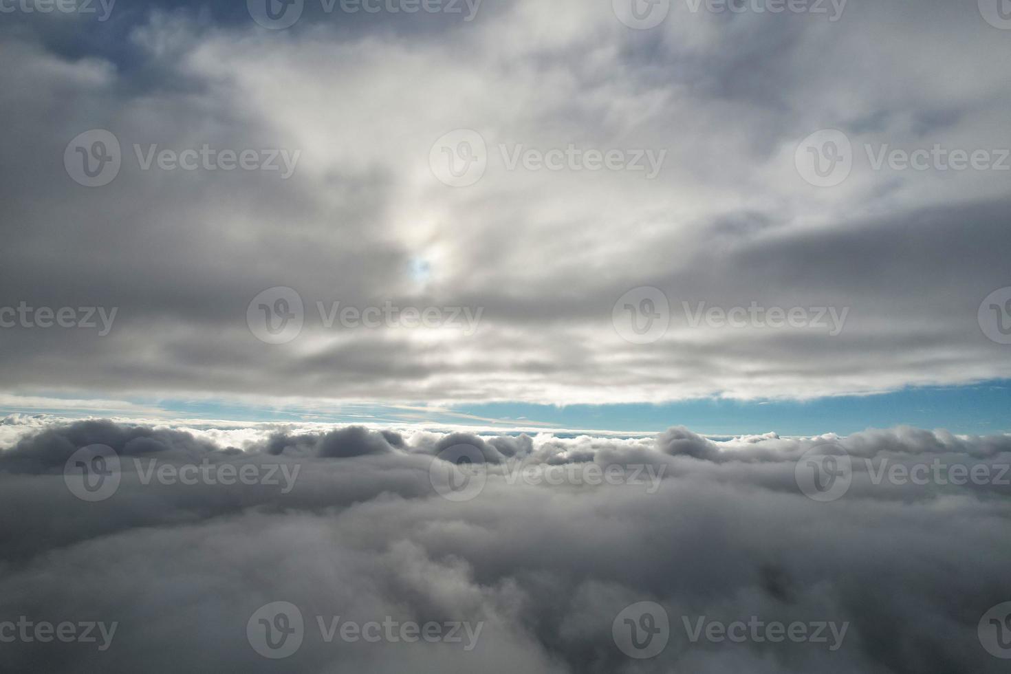 Most Beautiful Aerial View of Clouds in the Morning photo