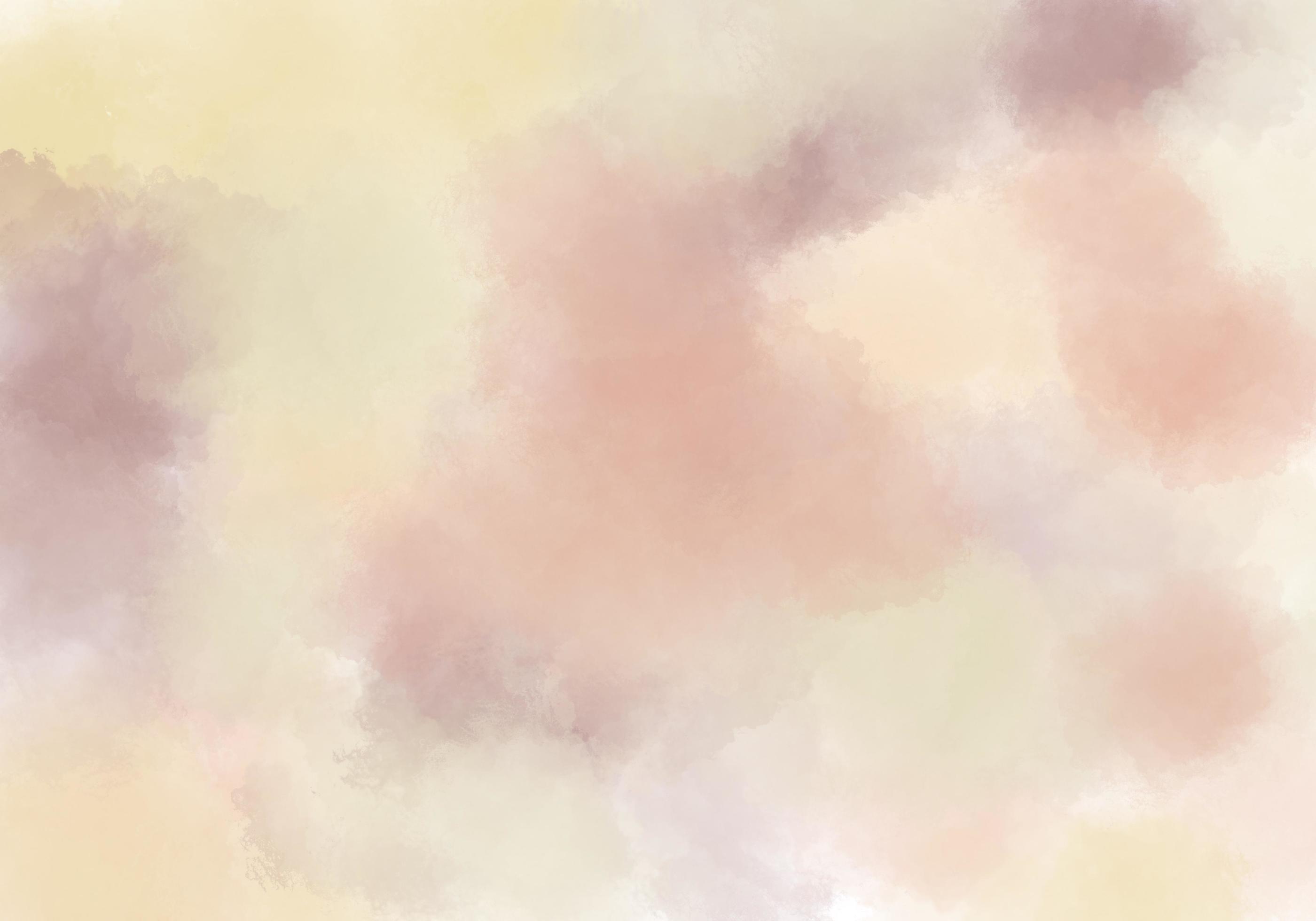 Brown and yellow haze watercolor splash paint background. pastel color