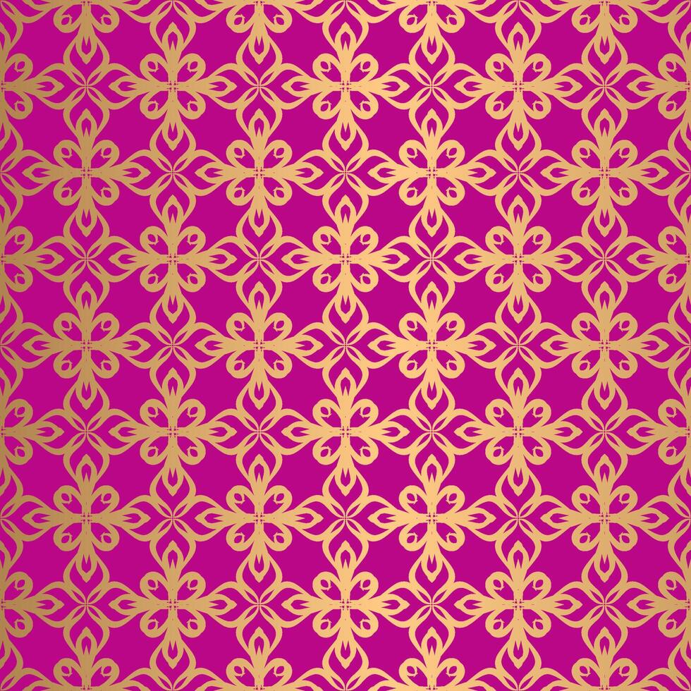 Decorative ornament seamless pattern background vector