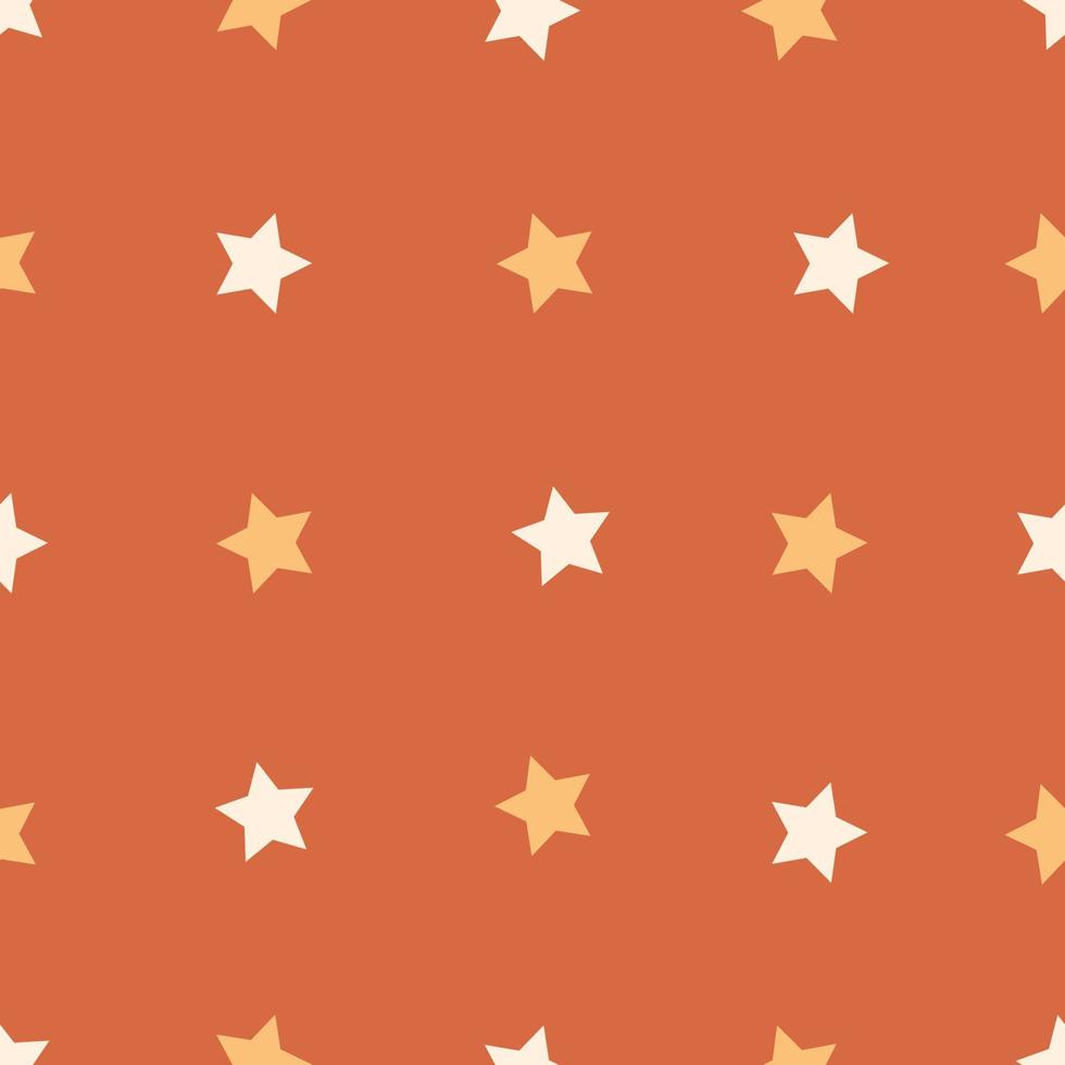 Stars seamless pattern. Star textile print. Vector cute background for fabric, paper