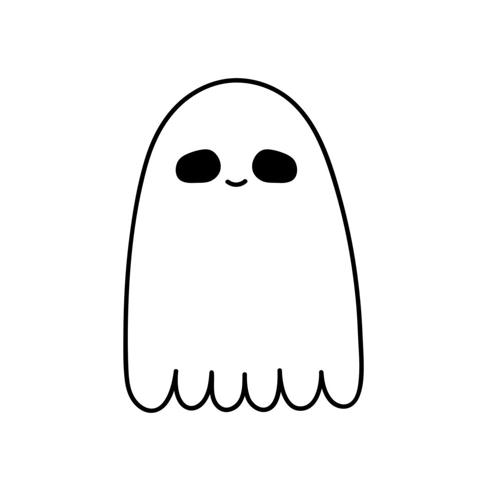 Ghost Doodle 5 Stock Illustration - Download Image Now - Ghost