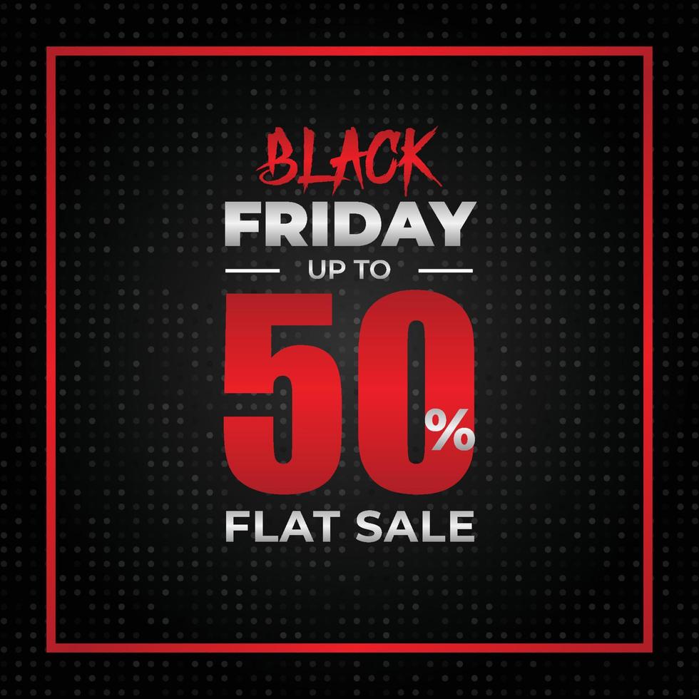 Black friday sale banner vector