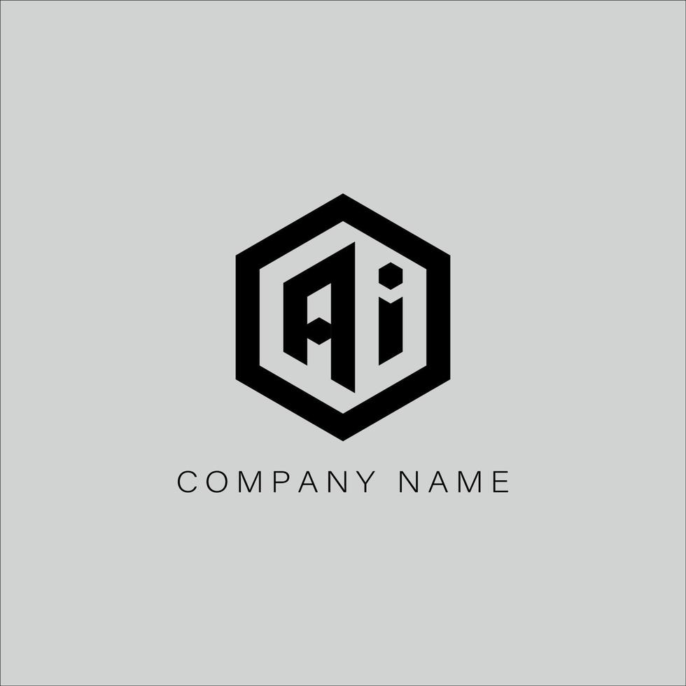 ai-geometric-abstract-monogram-letter-logo-design-10811169-vector-art