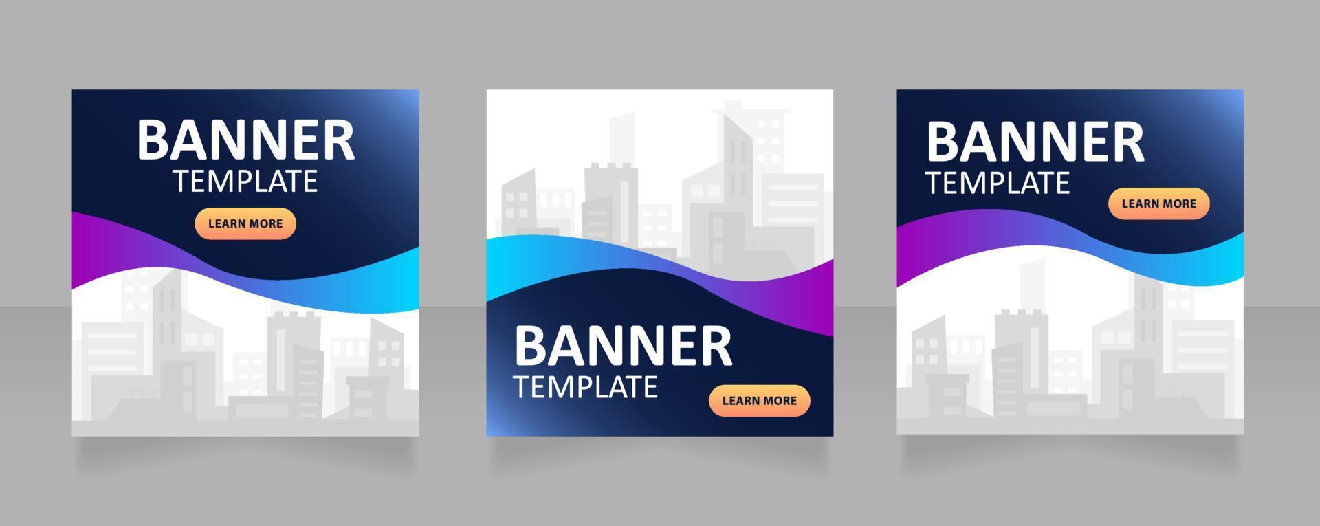 Architect marketing web banner design template. Vector flyer with text