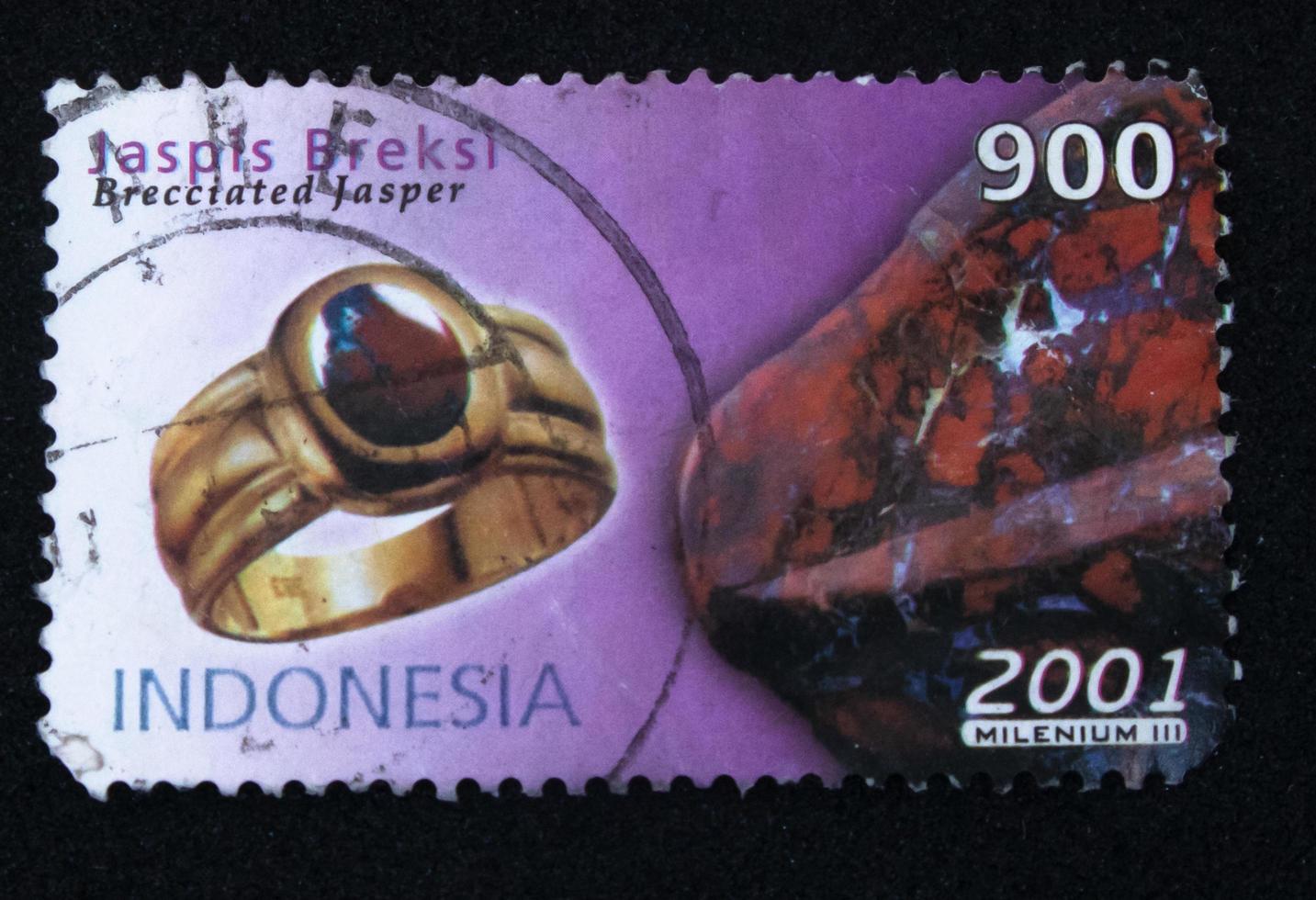 Sidoarjo, Jawa timur, Indonesia, 2022 - philately, a collection of stamps with the theme of jasper jewelry images photo