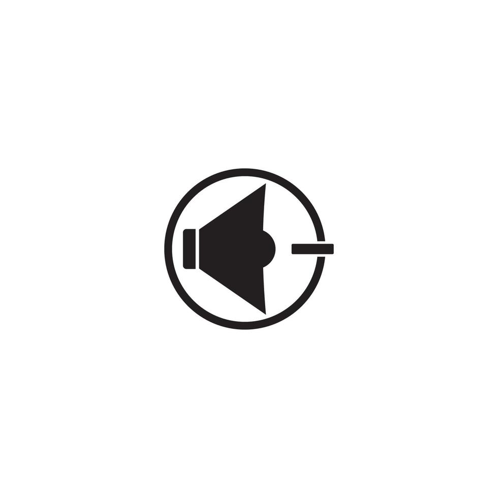 Silent Icon. vector illustration template design.