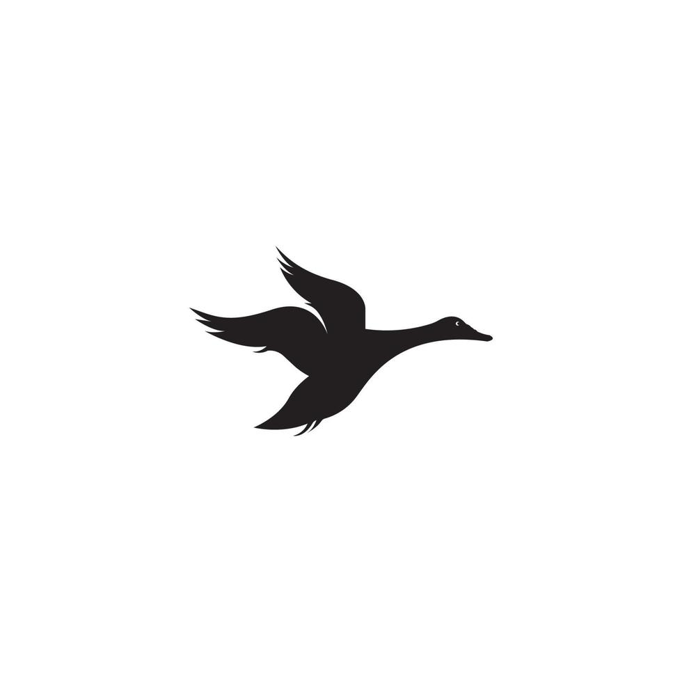 plantilla de diseño de ilustración de vector de logotipo de cisne