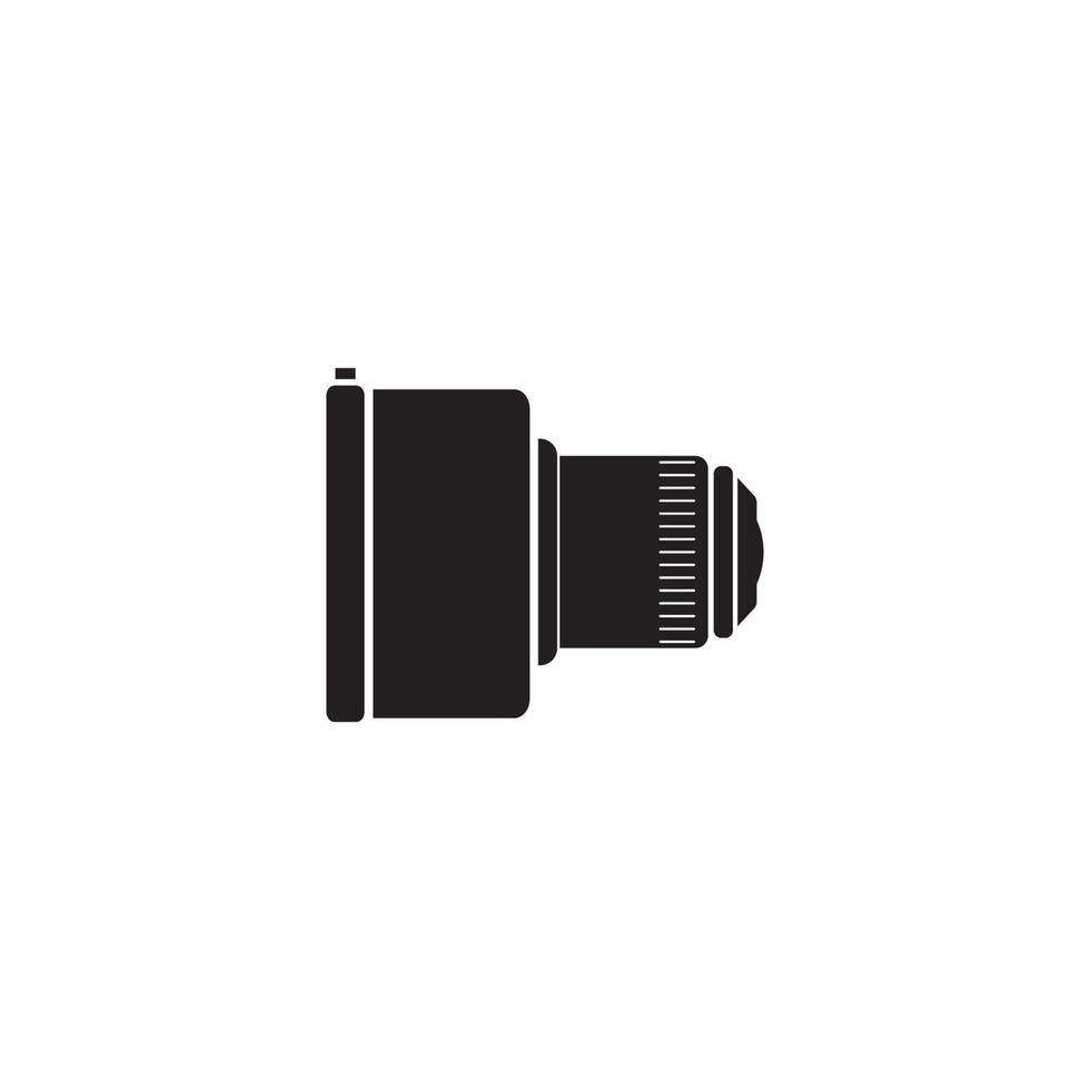 Camera lens icon vector