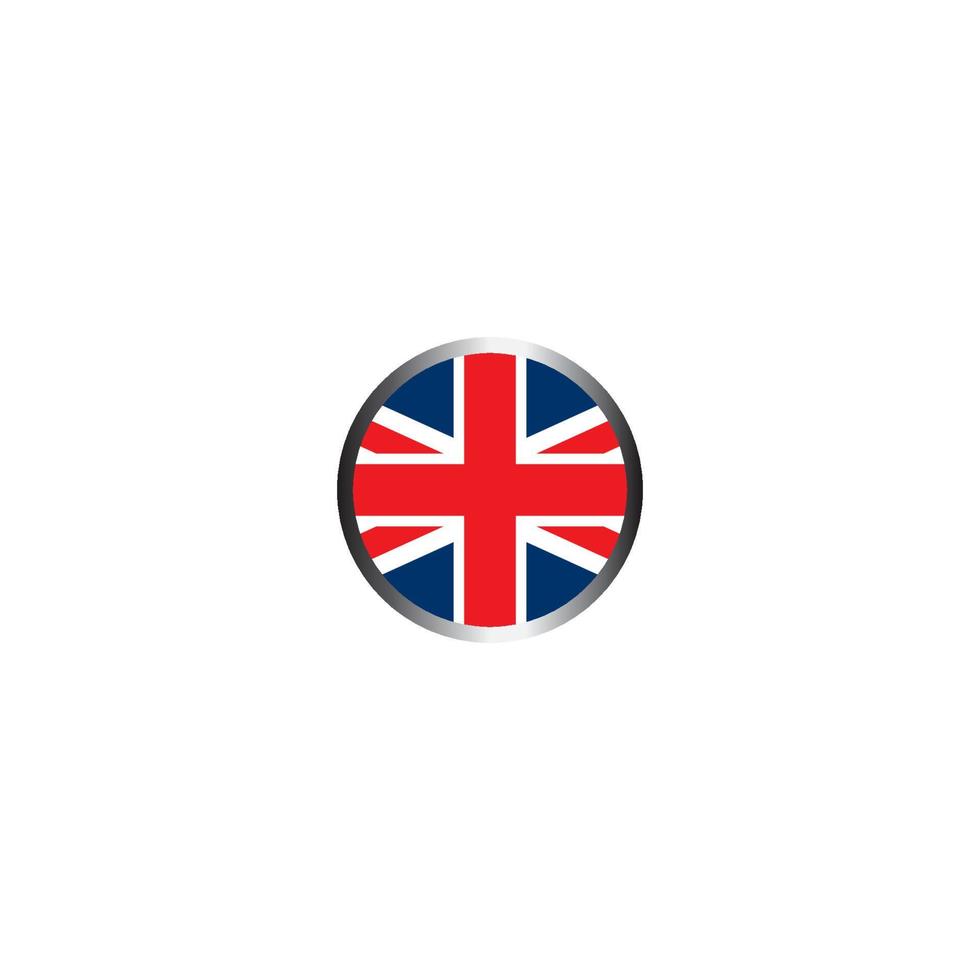 logotipo de la bandera de inglaterra vector