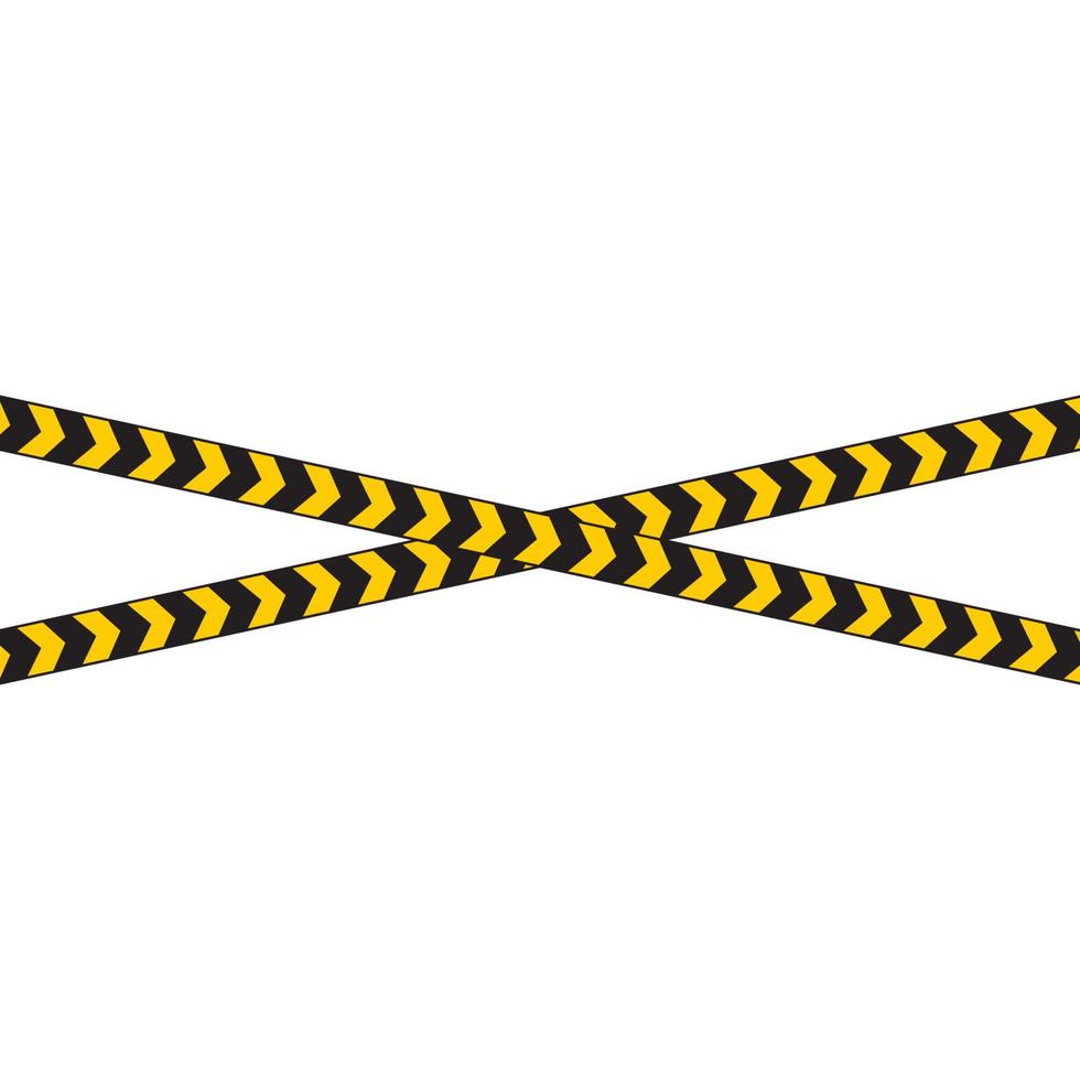 Police line icon vector