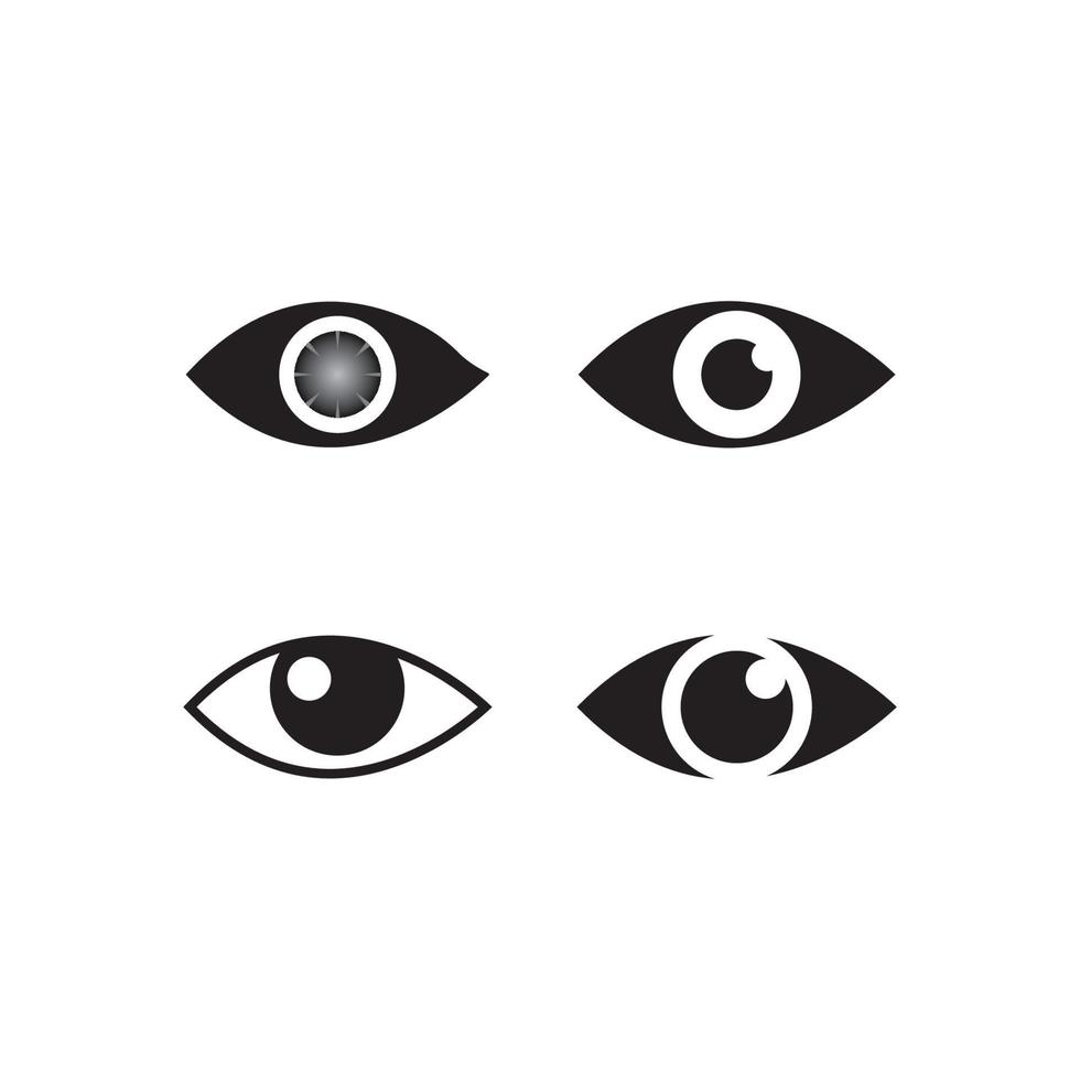ojo icono vector ilustración símbolo diseño