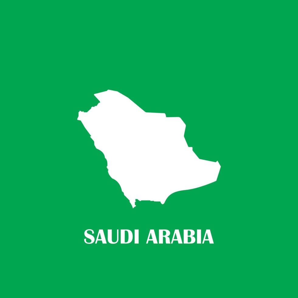 icono de mapa de arabia saudita vector