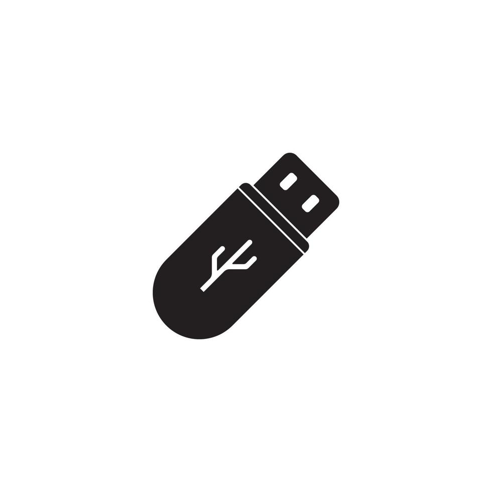 USB data transfer logo vector