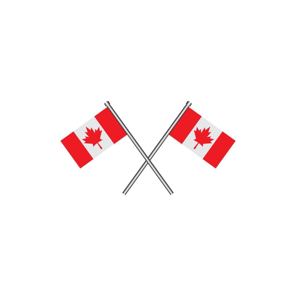 Canada flag logo vector