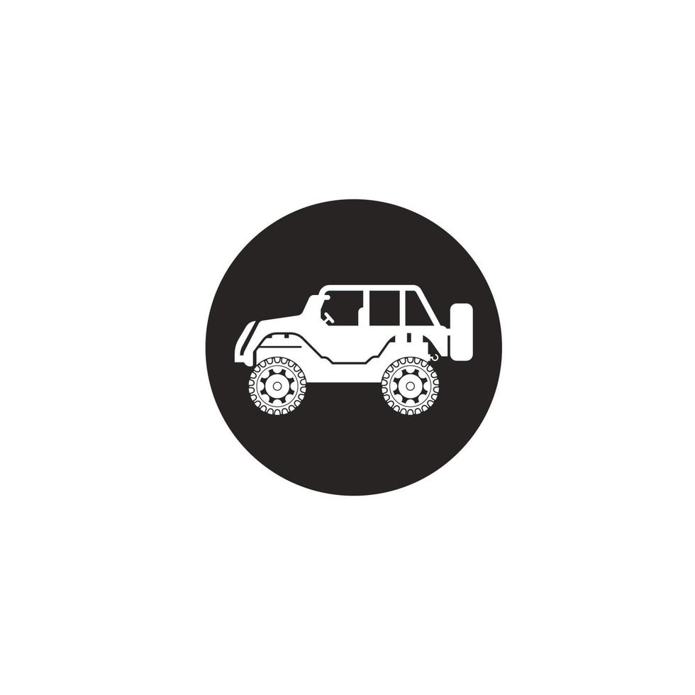 Off-road vehicle icon vector