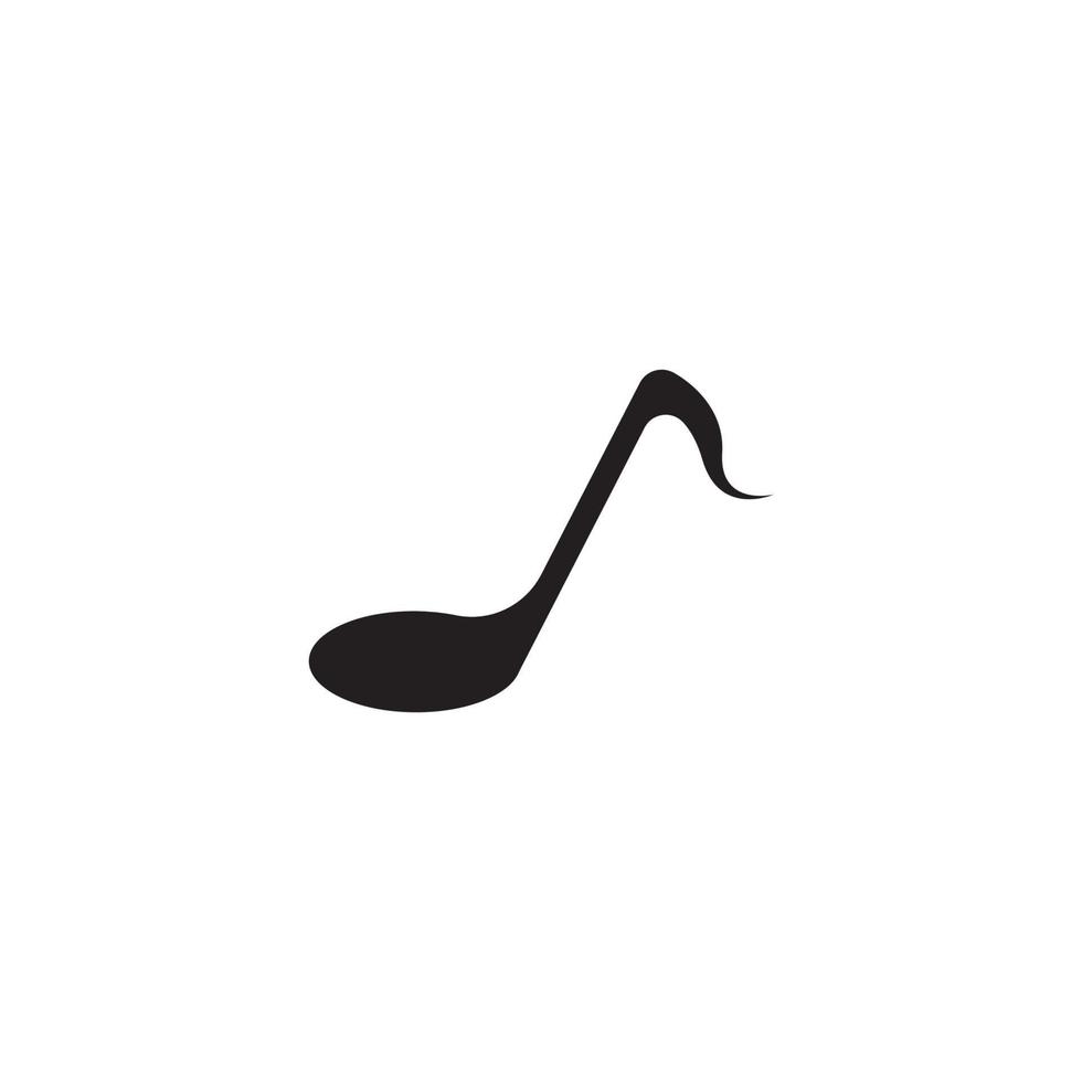 musical notes icon vector