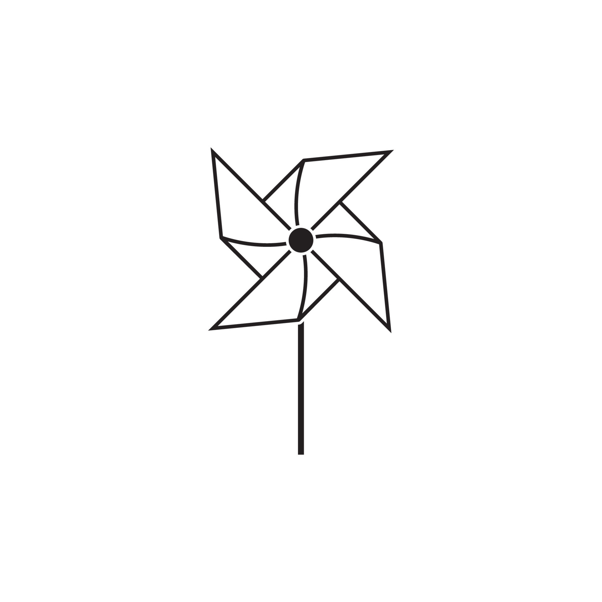 Paper windmill icon 10811954 Vector Art at Vecteezy