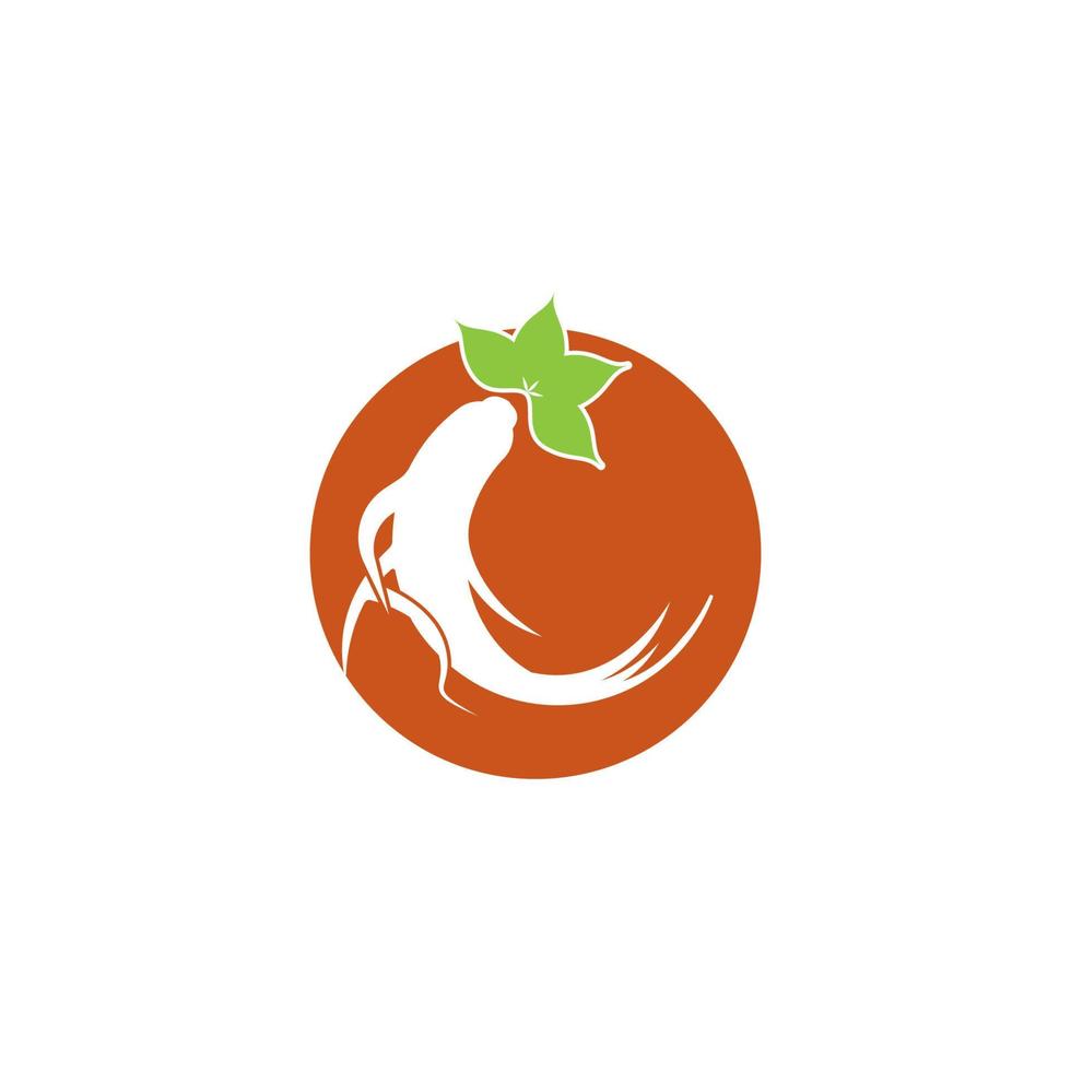 Ginseng icon vector illustration symbol design