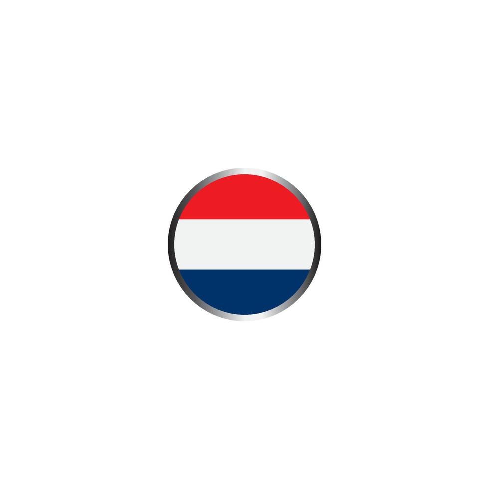 Netherlands flag icon vector