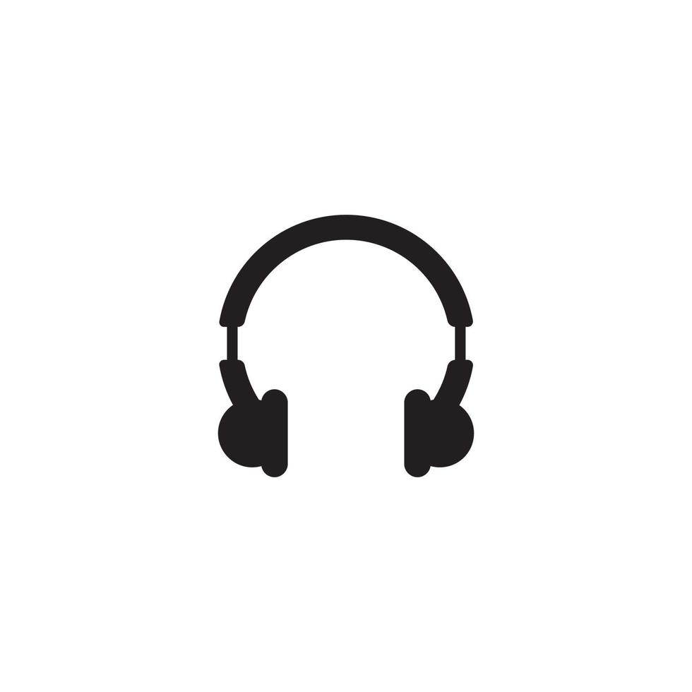 Headphone icon  vector illustration template design