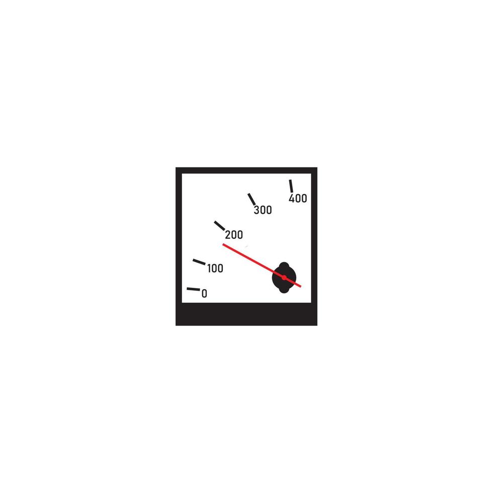 ampere meter icon vector