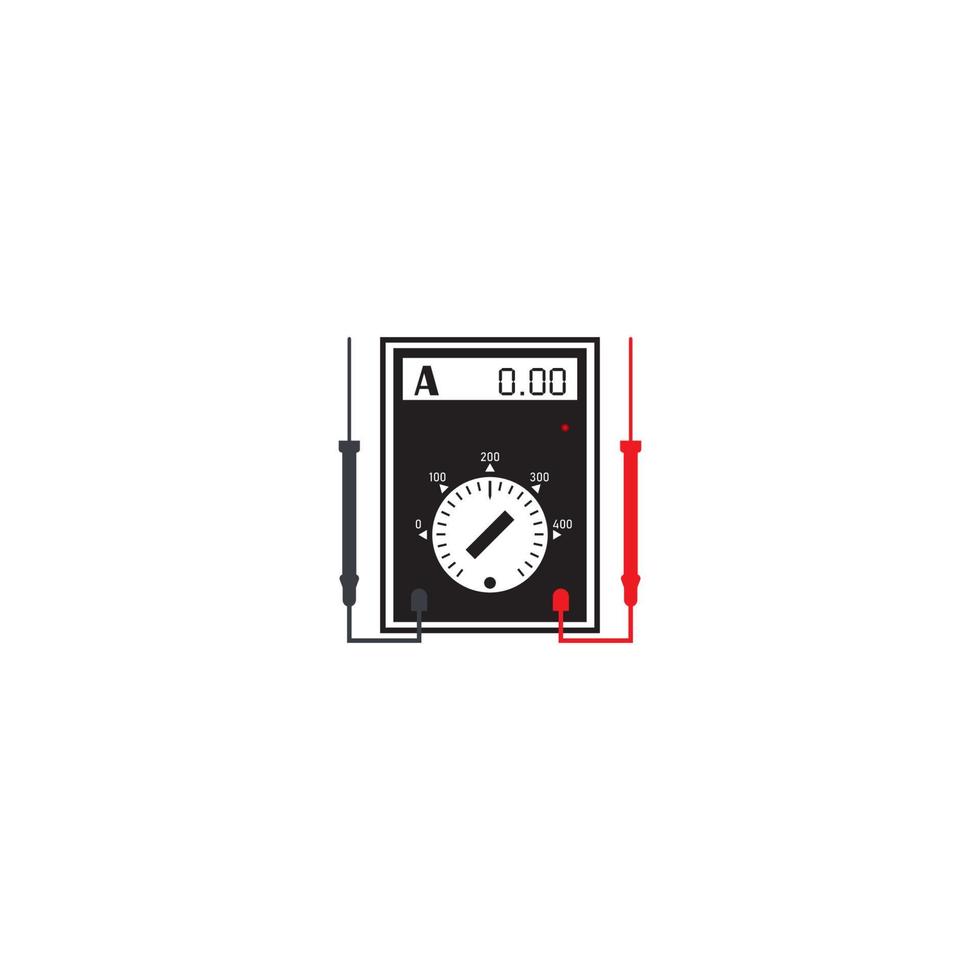 ampere meter icon vector