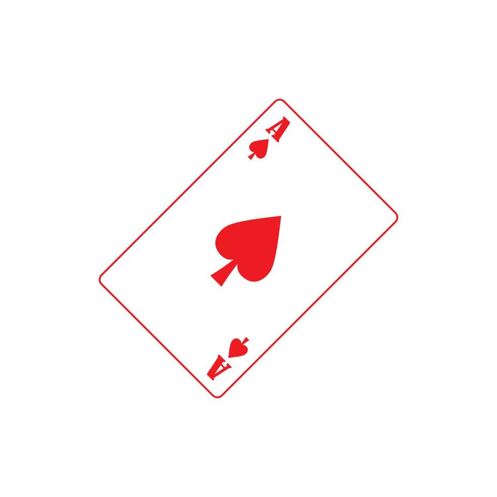 Playing card icon vector