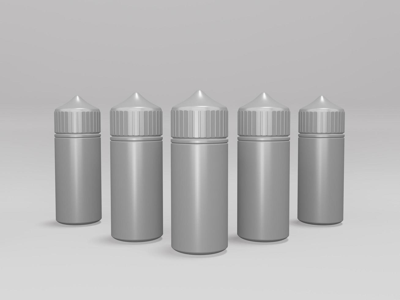 Vape liquid bottle mockup photo