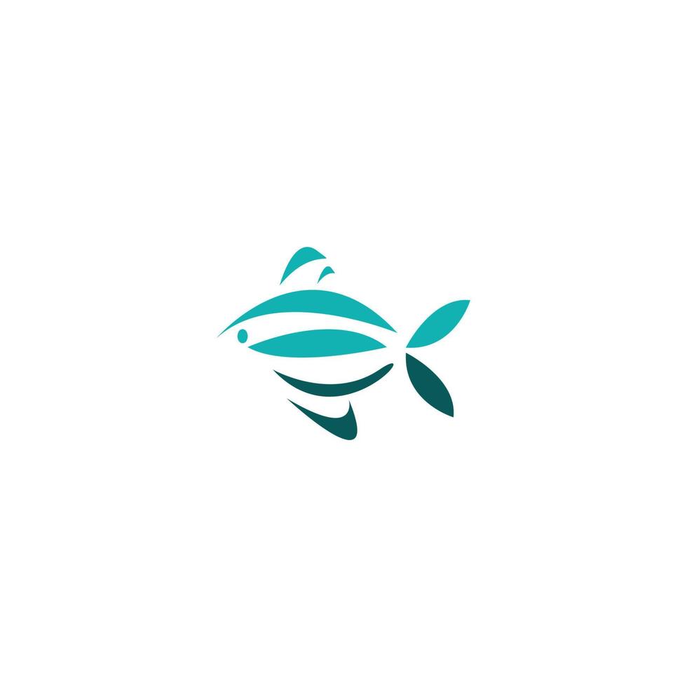 fish vector logo illustration
