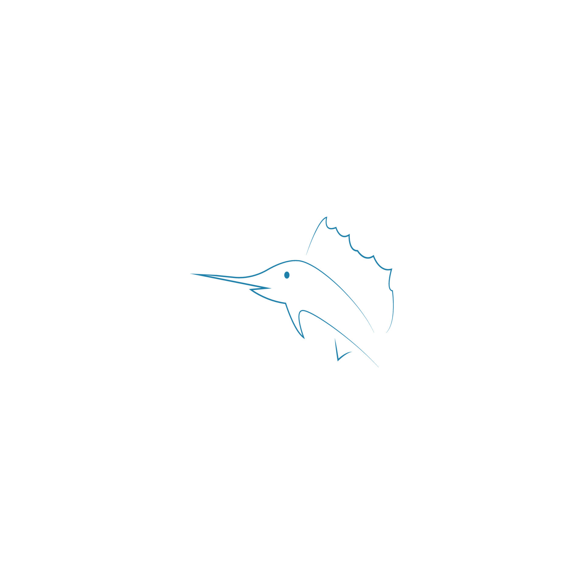fish vector logo illustration 10812581 Vector Art at Vecteezy