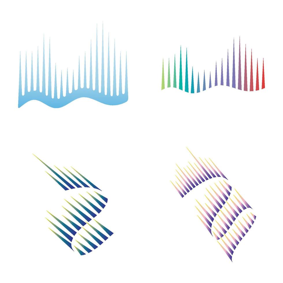 aurora logo design icon illustration vector template