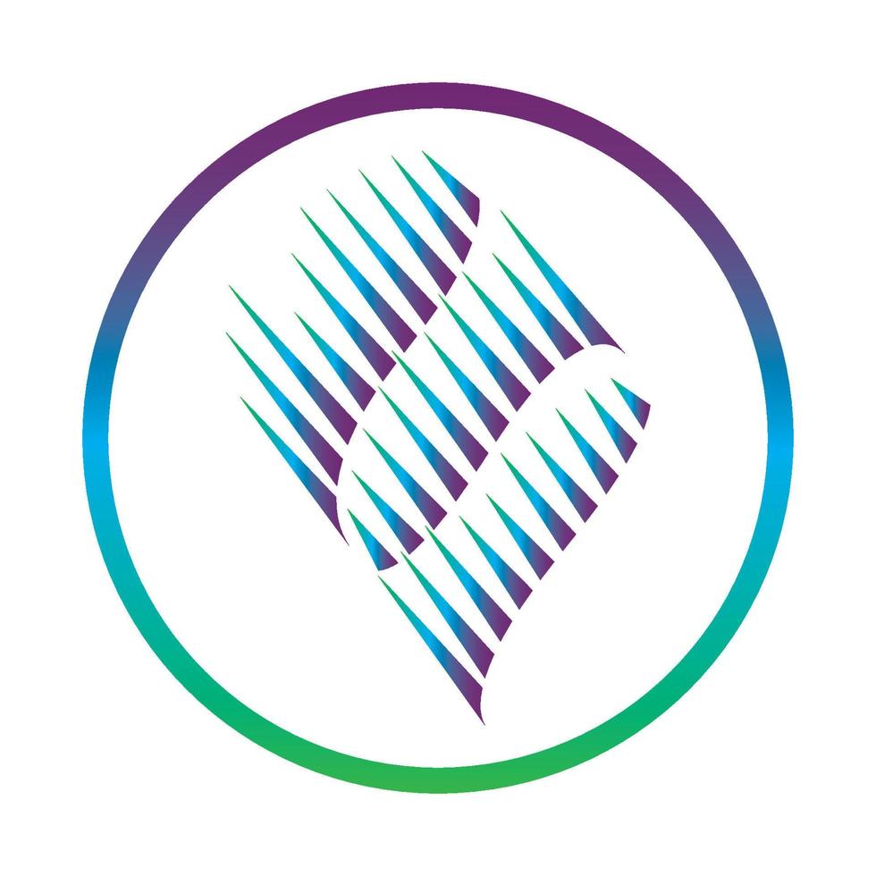 plantilla de vector de ilustración de icono de diseño de logotipo de aurora