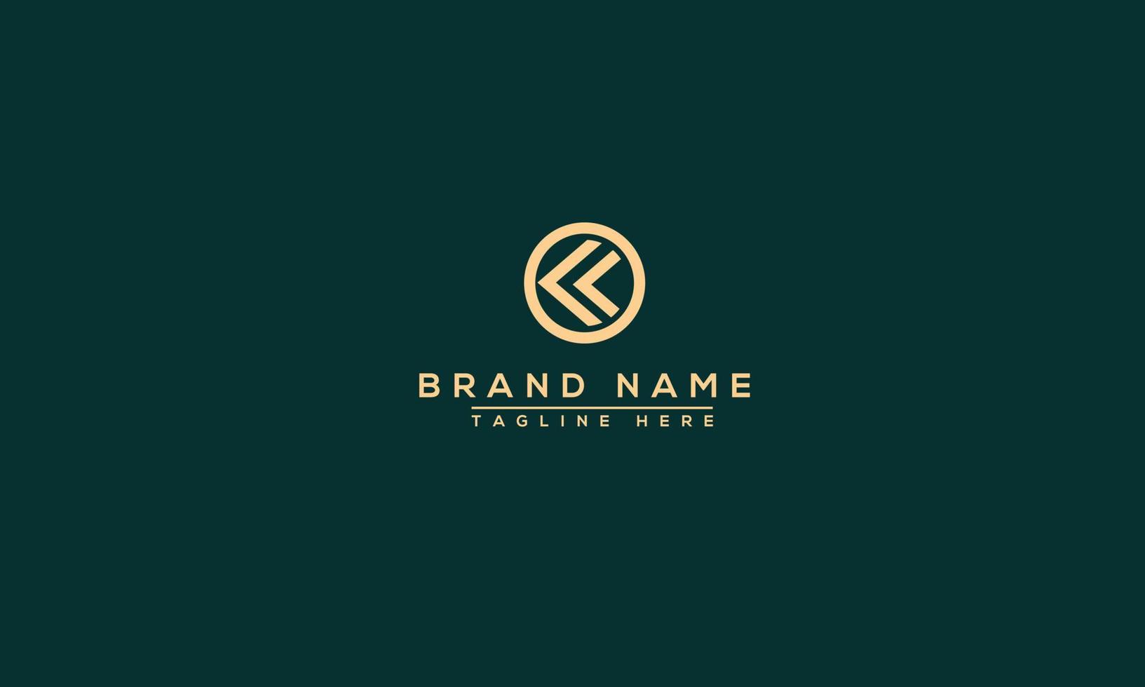 KK Logo Design Template Vector Graphic Branding Element.