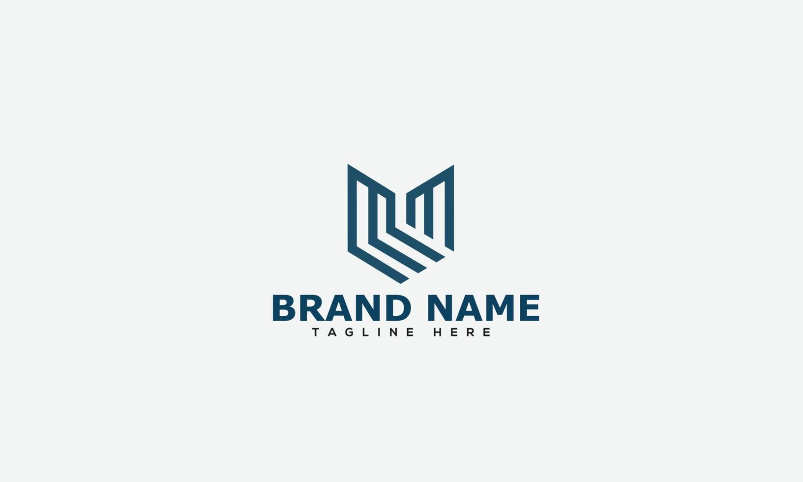 MM Logo Design Template Vector Graphic Branding Element.