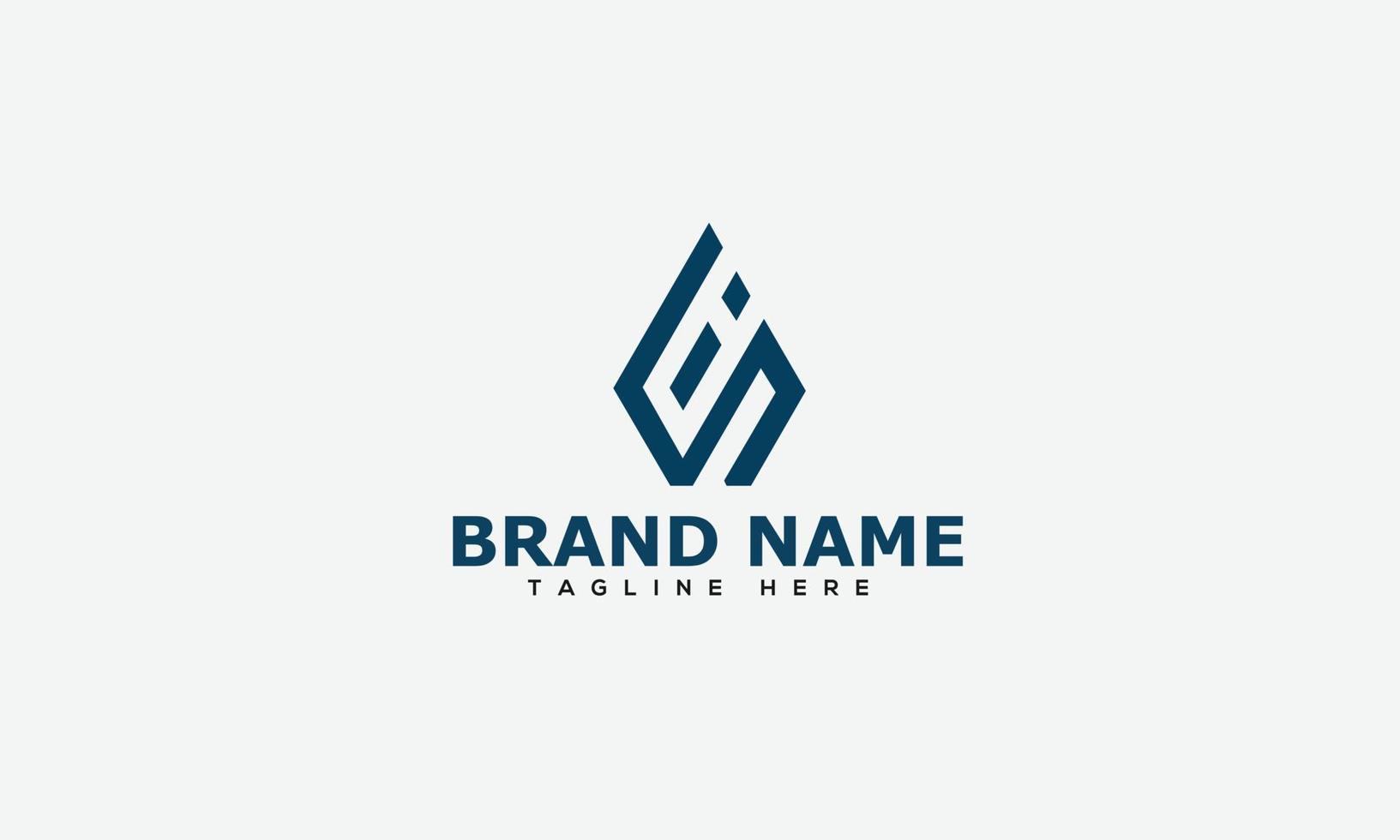 IS Logo Design Template Vector Graphic Branding Element.